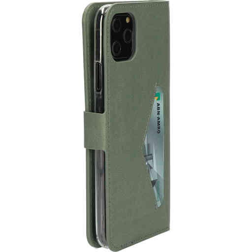 Mobiparts Classic Wallet Case Apple iPhone 11 Pro Max Stone Green