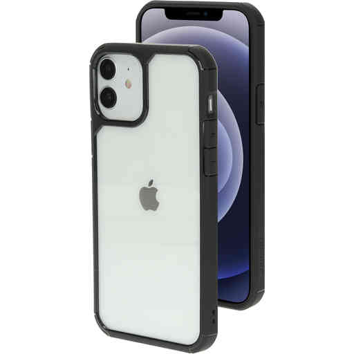 Mobiparts Rugged Clear Case Apple iPhone 12/12 Pro Black (Bulk)