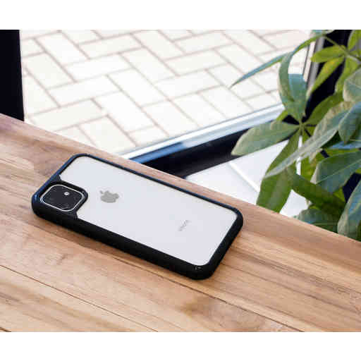 Mobiparts Rugged Clear Case Samsung Galaxy A41 (2020) Black (bulk)