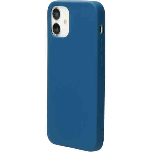 Mobiparts Silicone Cover Apple iPhone 12/12 Pro Blueberry Blue