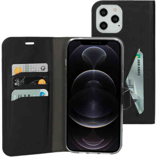 Mobiparts Classic Wallet Case Apple iPhone 12 Pro Max Black