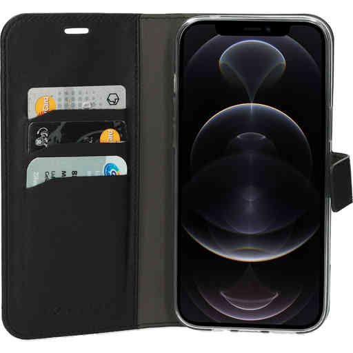 Mobiparts Classic Wallet Case Apple iPhone 12 Pro Max Black