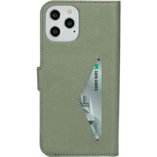 Mobiparts Classic Wallet Case Apple iPhone 12 Pro Max Stone Green