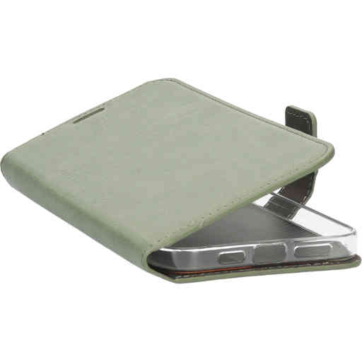 Mobiparts Classic Wallet Case Apple iPhone 12 Pro Max Stone Green