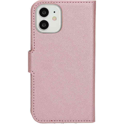 Mobiparts Saffiano Wallet Case Apple iPhone 12 Mini Pink