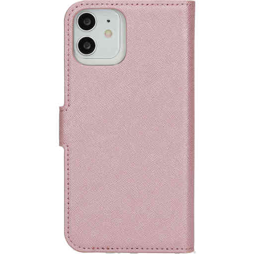 Mobiparts Saffiano Wallet Case Apple iPhone 12/12 Pro Pink