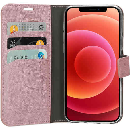 Mobiparts Saffiano Wallet Case Apple iPhone 12/12 Pro Pink