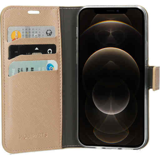 Mobiparts Saffiano Wallet Case Apple iPhone 12/12 Pro Copper