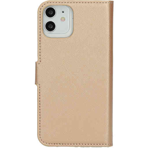 Mobiparts Saffiano Wallet Case Apple iPhone 12/12 Pro Copper