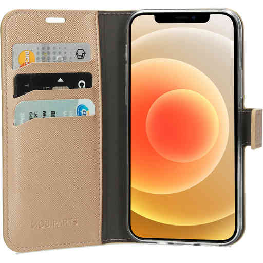 Mobiparts Saffiano Wallet Case Apple iPhone 12/12 Pro Copper