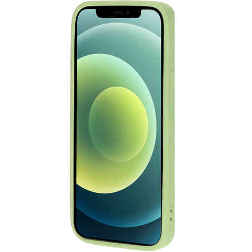 Mobiparts Silicone Cover Apple iPhone 12 Mini Pistache Green