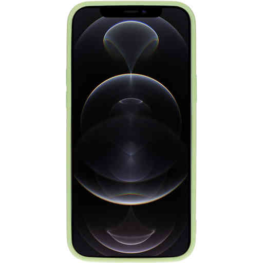 Mobiparts Silicone Cover Apple iPhone 12/12 Pro  Pistache Green