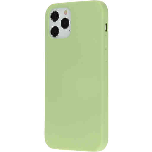 Mobiparts Silicone Cover Apple iPhone 12/12 Pro  Pistache Green