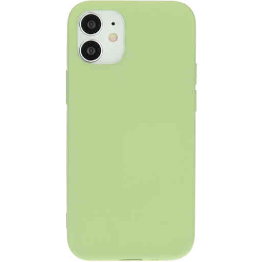 Mobiparts Silicone Cover Apple iPhone 12/12 Pro  Pistache Green
