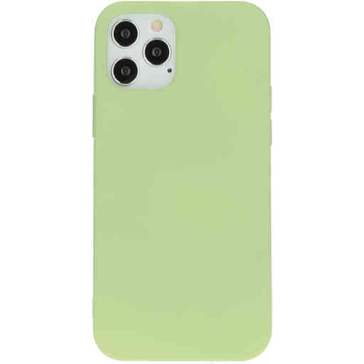 Mobiparts Silicone Cover Apple iPhone 12/12 Pro  Pistache Green