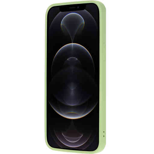 Mobiparts Silicone Cover Apple iPhone 12 Pro Max Pistache Green