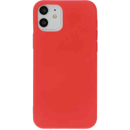 Mobiparts Silicone Cover Apple iPhone 12/12 Pro Scarlet Red