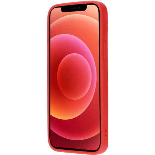 Mobiparts Silicone Cover Apple iPhone 12/12 Pro Scarlet Red