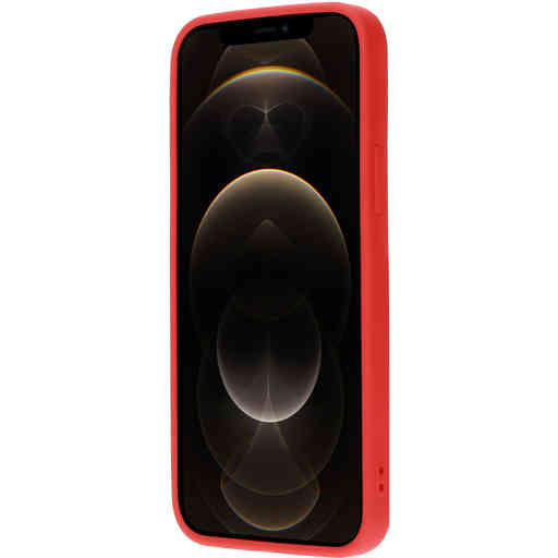 Mobiparts Silicone Cover Apple iPhone 12/12 Pro Scarlet Red