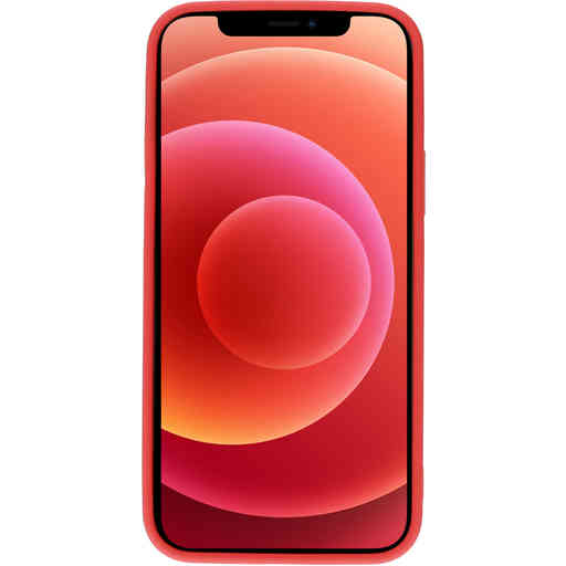Mobiparts Silicone Cover Apple iPhone 12/12 Pro Scarlet Red