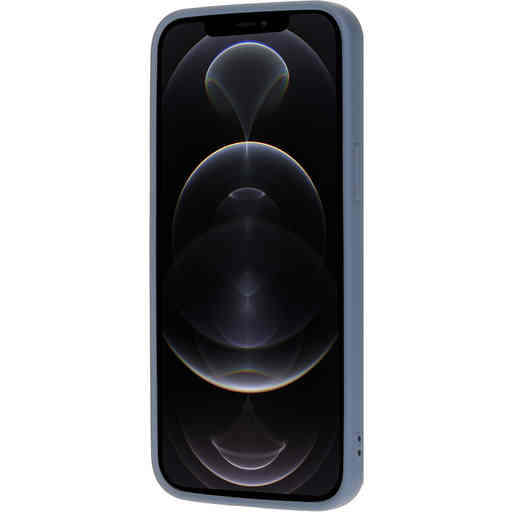 Mobiparts Silicone Cover Apple iPhone 12 Pro Max Royal Grey