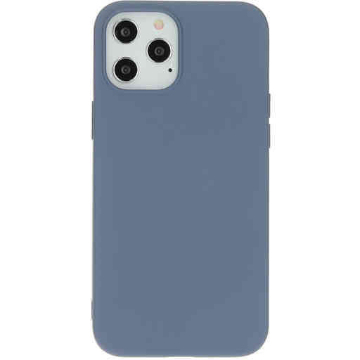 Mobiparts Silicone Cover Apple iPhone 12 Pro Max Royal Grey