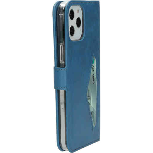 Mobiparts Classic Wallet Case Apple iPhone 12 Pro Max Steel Blue