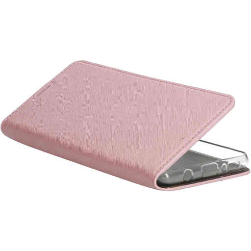 Mobiparts Saffiano Wallet Case Samsung Galaxy A42 (2020) Pink