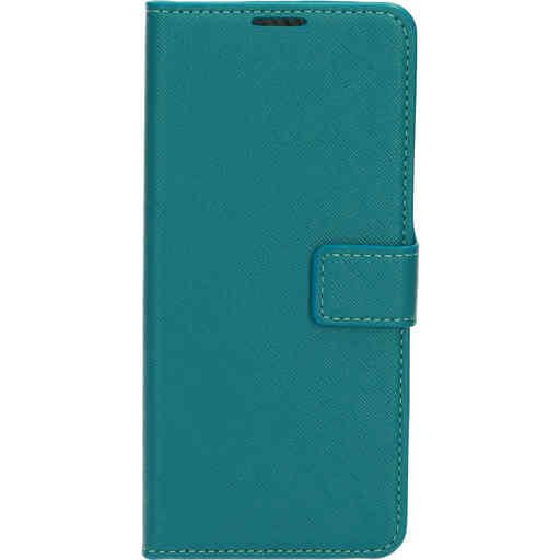 Mobiparts Saffiano Wallet Case Samsung Galaxy A42 (2020) Turquoise