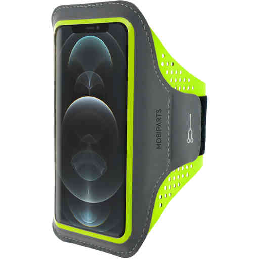 Mobiparts Comfort Fit Sport Armband Apple iPhone 12/12 Pro Neon Green