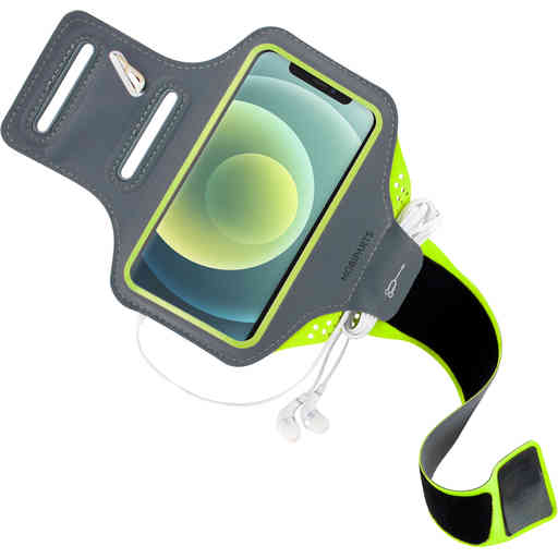Mobiparts Comfort Fit Sport Armband Apple iPhone 12/12 Pro Neon Green