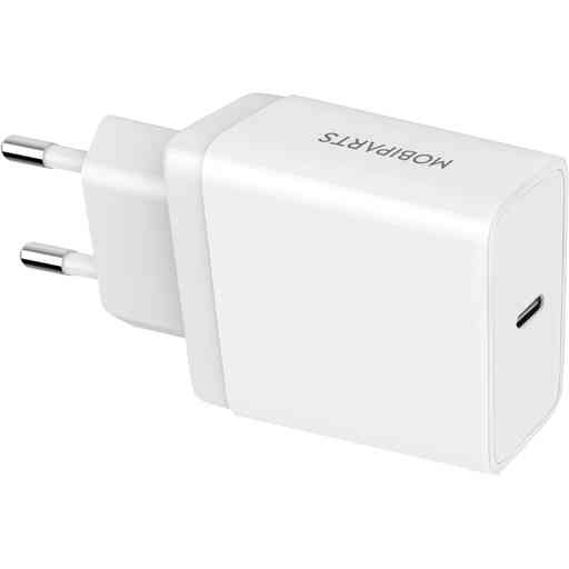 Mobiparts Wall Charger USB-C 20w White (with PD)