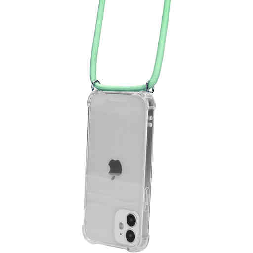 Mobiparts Lanyard Case Apple iPhone 12 Mini Green Cord