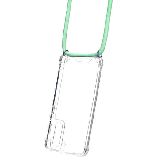 Mobiparts Lanyard Case Samsung Galaxy S21 Green Cord