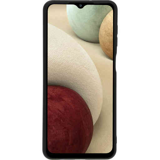 Mobiparts Silicone Cover Samsung Galaxy A12 (2021) Black