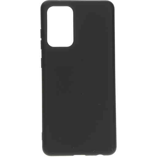 Mobiparts Silicone Cover Samsung Galaxy A72 (2021) 4G/5G Black