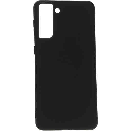Mobiparts Silicone Cover Samsung Galaxy S21 Plus Black