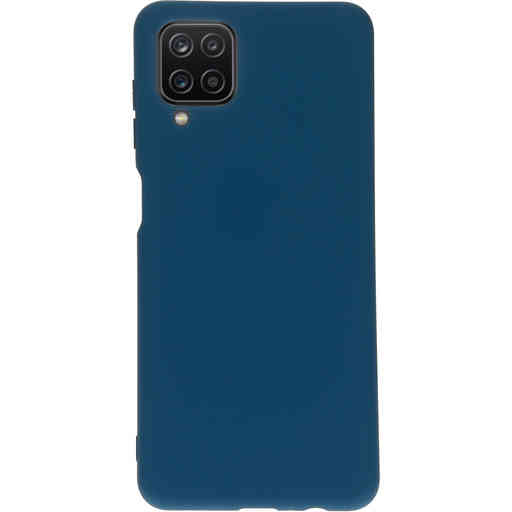 Mobiparts Silicone Cover Samsung Galaxy A12 (2021) Blueberry Blue