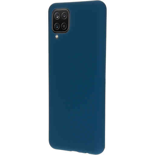 Mobiparts Silicone Cover Samsung Galaxy A12 (2021) Blueberry Blue