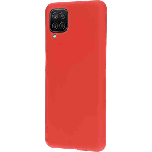 Mobiparts Silicone Cover Samsung Galaxy A12 (2021) Scarlet Red
