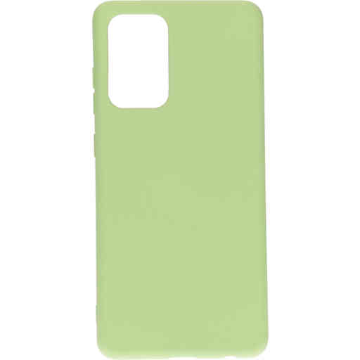 Mobiparts Silicone Cover Samsung Galaxy A72 (2021) 4G/5G Pistache Green
