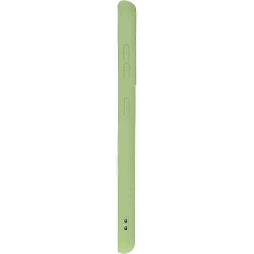 Mobiparts Silicone Cover Samsung Galaxy S21 Pistache Green