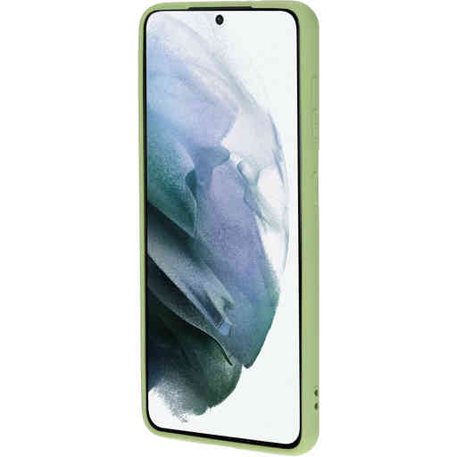 Mobiparts Silicone Cover Samsung Galaxy S21 Pistache Green