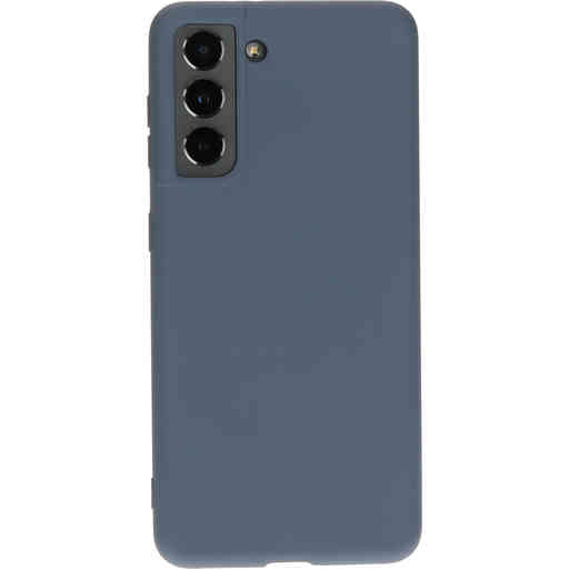 Mobiparts Silicone Cover Samsung Galaxy S21 Royal Grey