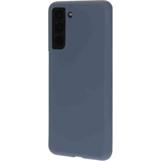 Mobiparts Silicone Cover Samsung Galaxy S21 Royal Grey