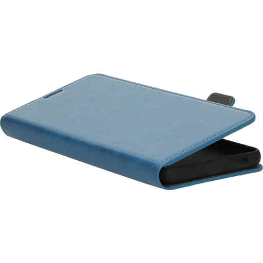 Mobiparts Classic Wallet Case Samsung Galaxy S21 Plus Steel Blue
