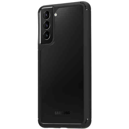 Mobiparts Rugged Clear Case Samsung Galaxy S21 Plus Black