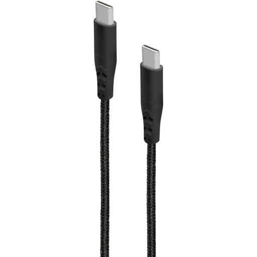 Mobiparts USB-C to USB-C Braided Cable 2A 1m Black 