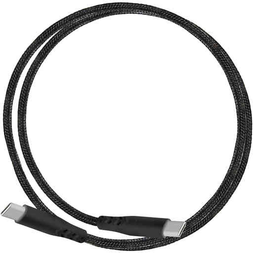 Mobiparts USB-C to USB-C Braided Cable 2A 1m Black 