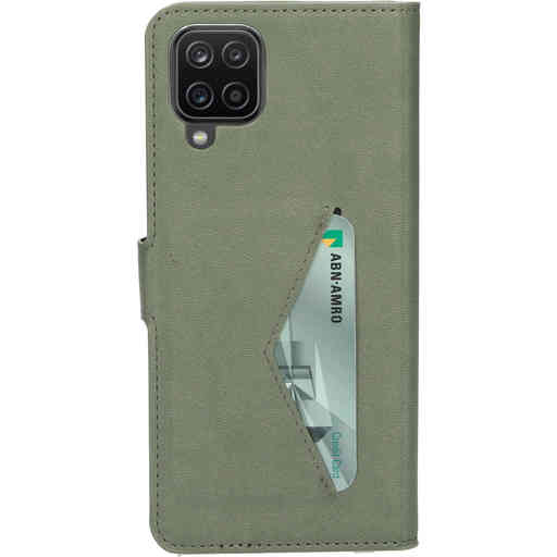 Mobiparts Classic Wallet Case Samsung Galaxy A12 (2021) Stone Green